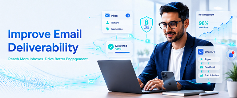 How to Improve Email Deliverability in Today’s Time: A Complete Guide for Enterprises & High-Volume Senders